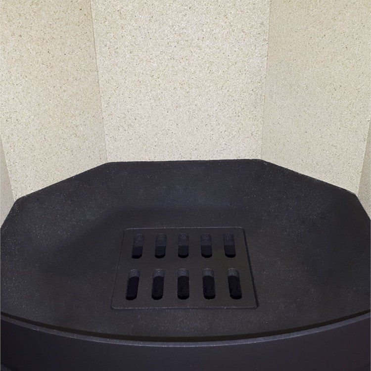 Justus Baltrum D Dauerbrandofen | Stahl schwarz