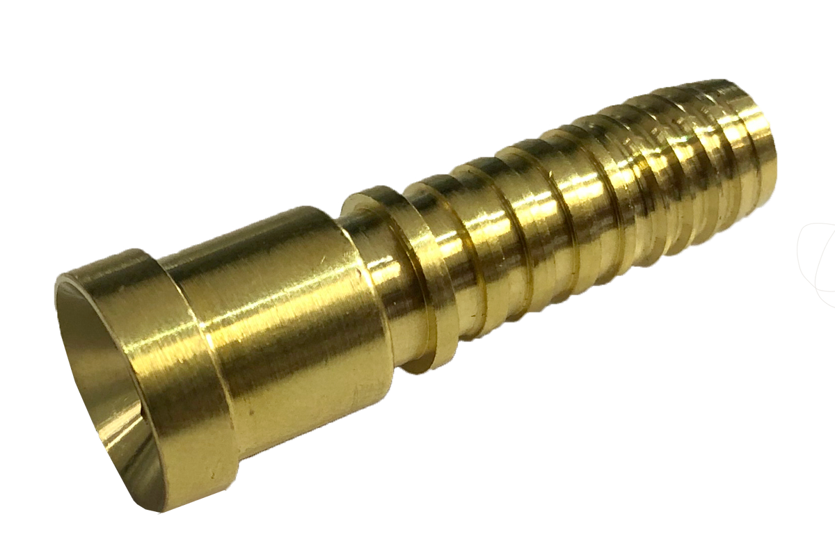 FLEX-TUBE Konnektor von der Seite 3/8''