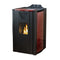 ThermoFlux wasserführender Pelletofen INTERIO 14 | 14 kW rot