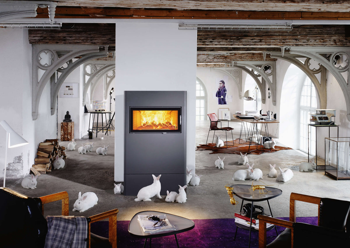 Austroflamm, Jess Xtra, Stahlmantel, gussgrau