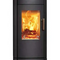 AUSTROFLAMM Kaminofen JINI XTRA | mit Sockel | Rauchrohr hinten | 4kW
