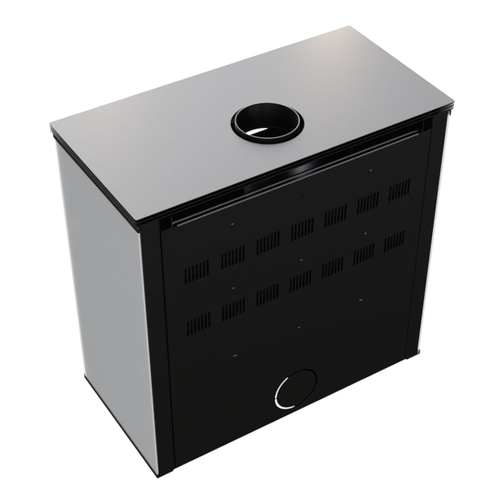 Kratki Kaminofen Juno 12 | weiß | 12 kW | JUNO/12/B