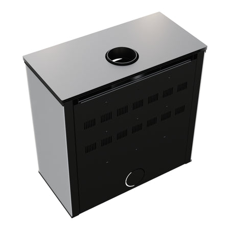 Kratki Kaminofen Juno 12 | weiß | 12 kW | JUNO/12/B