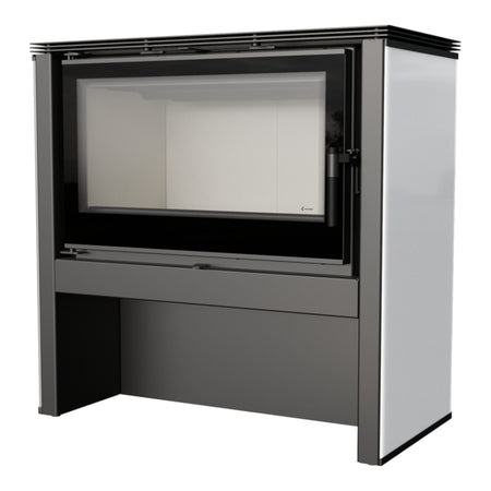 Kratki Kaminofen Juno 12 | weiß | 12 kW | JUNO/12/B  ➔ klimaworlv.com