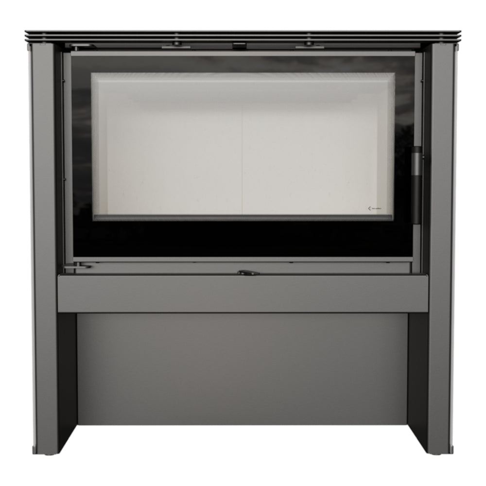 Kratki Kaminofen Juno 12 | weiß | 12 kW | JUNO/12/B