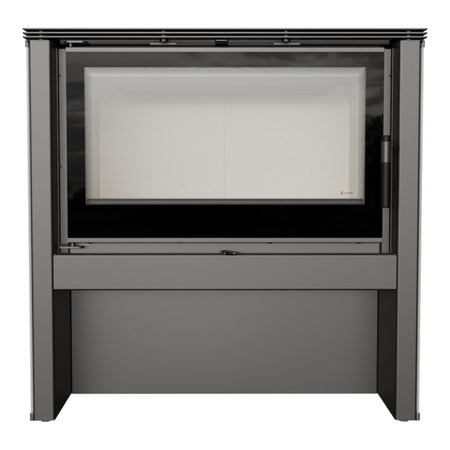 Kratki Kaminofen Juno 12 | weiß | 12 kW | JUNO/12/B