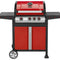 JUSTUS | Genius | Gasgrill mit Unterschrank | 3 x 3,0 kW + 1 x 2,5 kW
