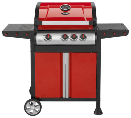 JUSTUS | Genius | Gasgrill mit Unterschrank | 3 x 3,0 kW + 1 x 2,5 kW