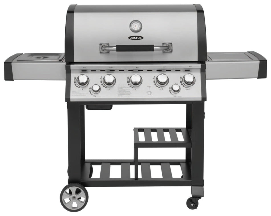JUSTUS | Mars | Gasgrill mit offenen Gestell | 5 x 3,5 kW + 1 x 2,6 kW