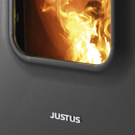 Justus Pelletofen gusseiserne Tür