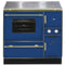 Wamsler wasserf. Küchenofen | K 148 CL | 23 kW | blau/gold | links