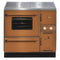 Wamsler wasserf. Küchenofen | K 148 | 23 kW | Maron | Rauchrohr links