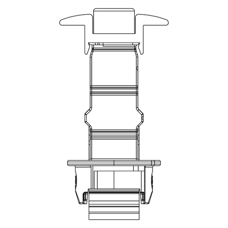 K2 Universal Mittelklemme im Profil