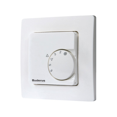 BUDERUS | Logafloor Raumthermostat Unterputz | kabelgebunden | 230 V ➔ klimaworlv.com