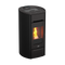 KALOR Pelletkamin | Ermetica 98 Cast Round 10C | 9,3 kW | Schwarz