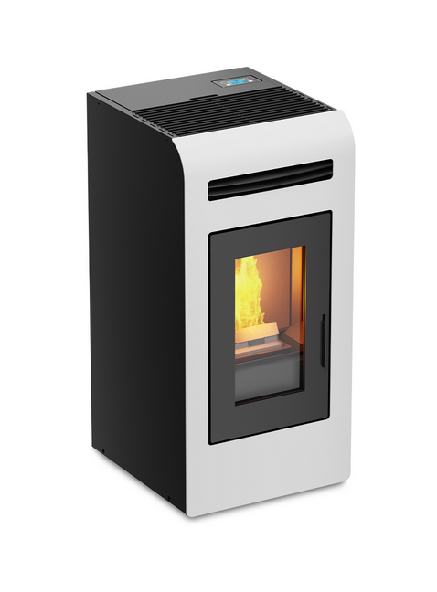 Kalor Pelletkamin Cayenne Angela 10C weiss | klimaworld.com