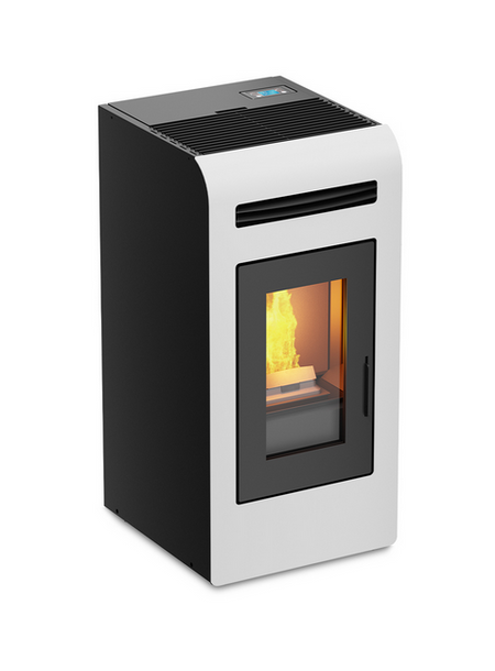 Kalor Pelletkamin Cayenne Denia 14 weiss | klimaworld.com