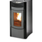 KALOR Pelletkamin | Ermetica 98 Nux Mod 12C | 10,8 kW | Schwarz
