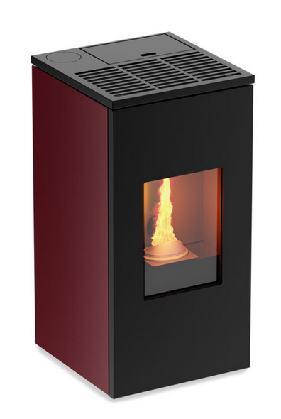 Kalor Pelletkamin Futura 7, bordeaux| klimaworld.com