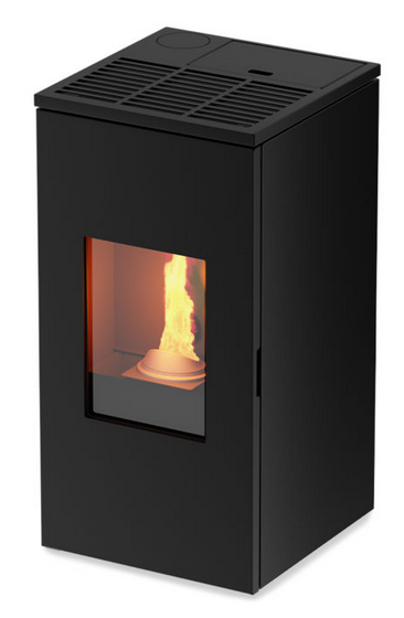Kalor Pelletkamin Futura 9, schwarz | klimaworld.com