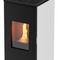 KALOR Pelletkamin | Futura Mod 11C | kanalisierbar | 11 kW | Weiß