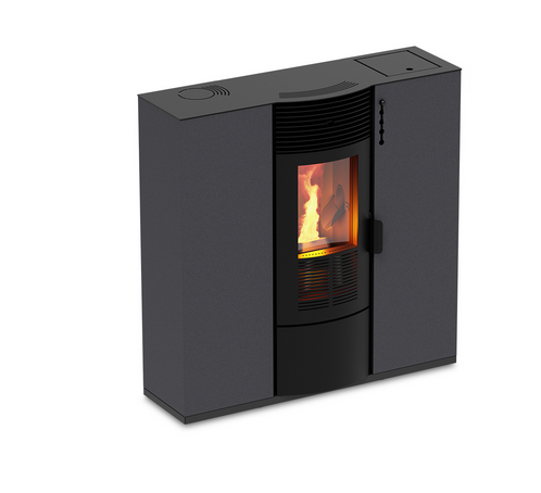 KALOR Pelletofen Quadra Mod 8C grau | klimaworld.com