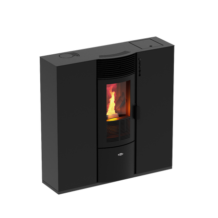 KALOR Pelletkaminofen Quadra Line Mod. 10 schwarz | klimaworld.com