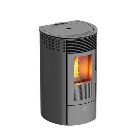 KALOR Pelletofen Redonda Basic Mod 8 grau | klimaworld.com