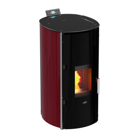 Kalor Redonda Glass Idro wasserführender Pelletkamin | klimaworld.com