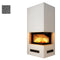 Hajduk Kaminbausatz Imperial Medium|schmaler Untersims|Dark Grey