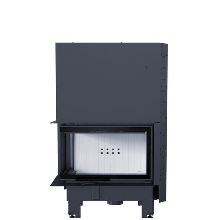 ThermoFlux Kamineinsatz TFD7-HEL | Eckschiebetür links | 7 kW ➔ klimaworlv.com