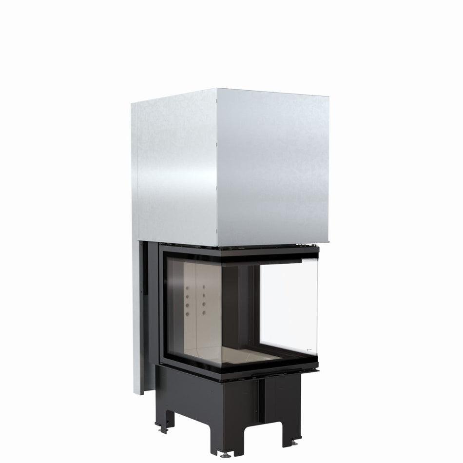 ThermoFlux Kamineinsatz TFA8-HLRF 50/50 | 3-seitig, Guillotine | 8 kW ➔ klimaworlv.com
 