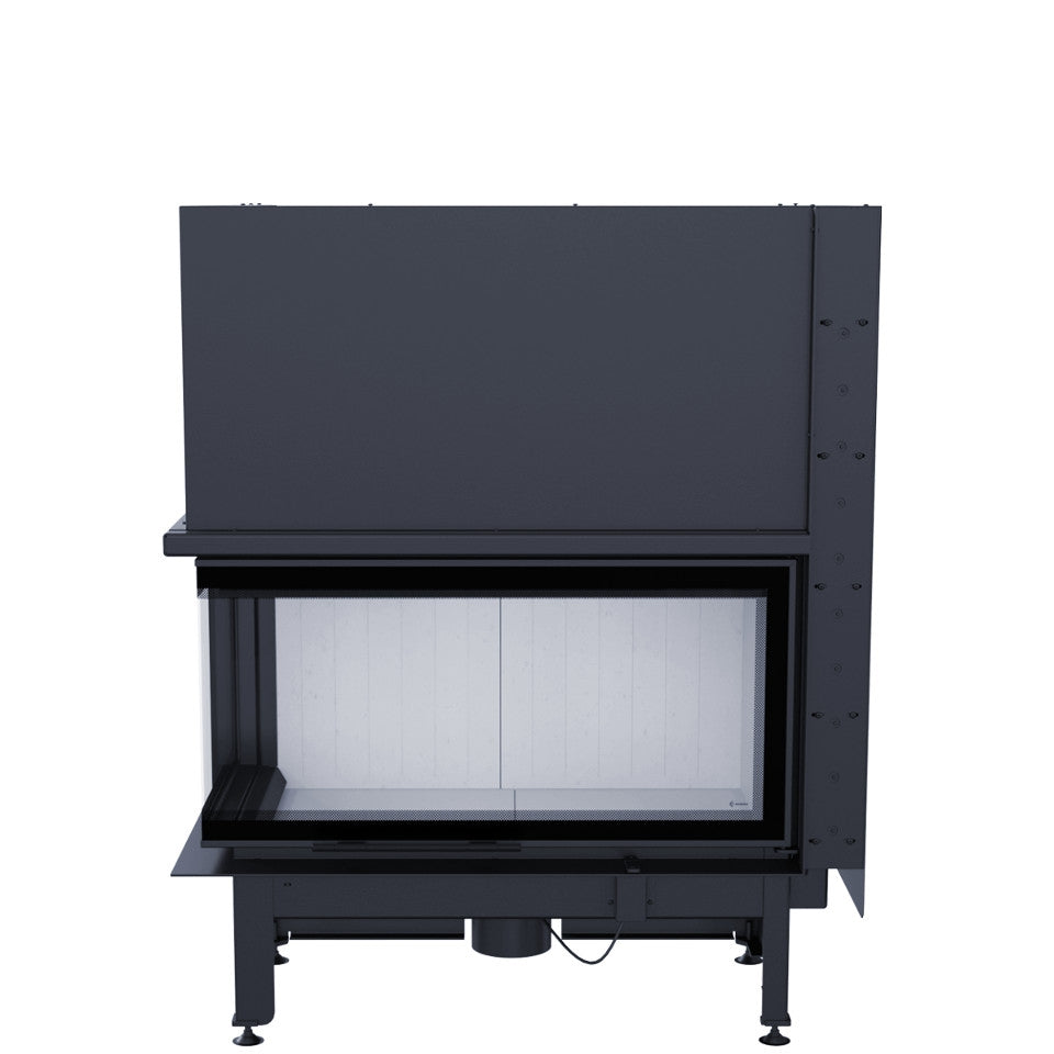 ThermoFlux Kamineinsatz TFC10-HEL | Eckschiebetür links | 14 kW ➔ klimaworlv.com