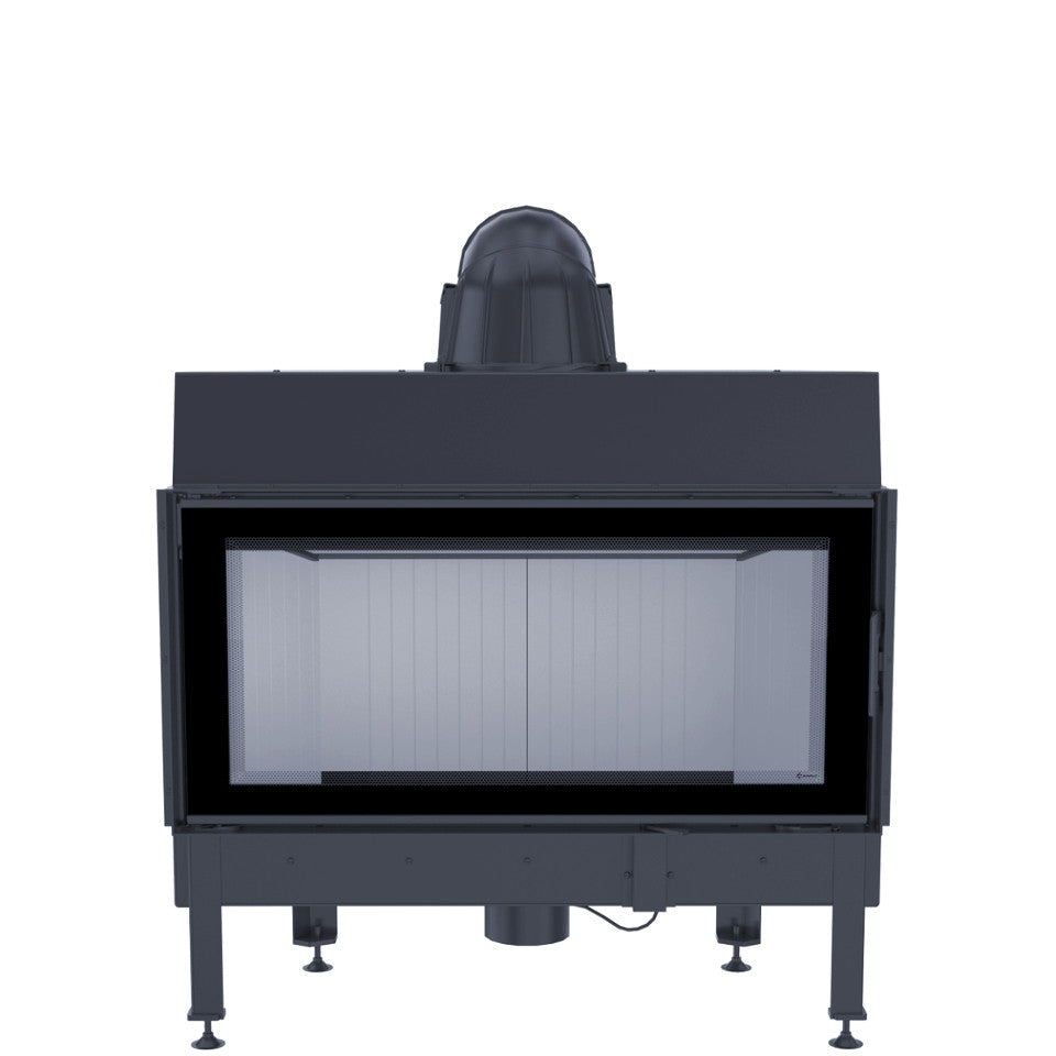 ThermoFlux Kamineinsatz TFC10-K | gerade, Klapptür | 10 kW ➔ klimaworlv.com