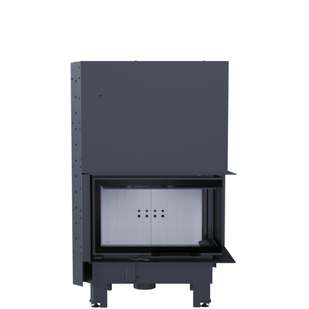 ThermoFlux Kamineinsatz TFD7-HER | Eckschiebetür rechts | 7 kW ➔ klimaworlv.com