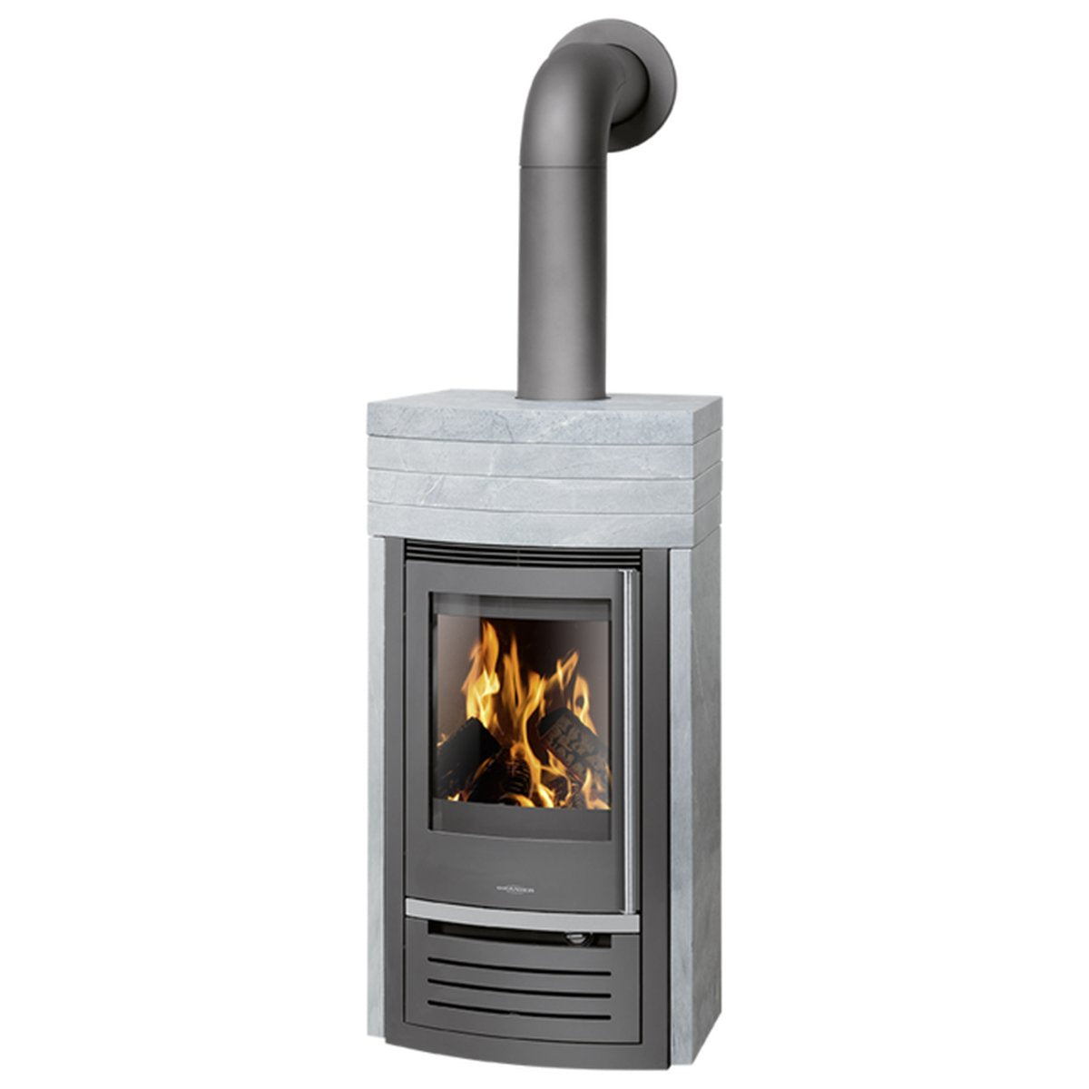 ORANIER | Hera Massiv | Kaminofen | Gussgrau | 6.0 kW | A+