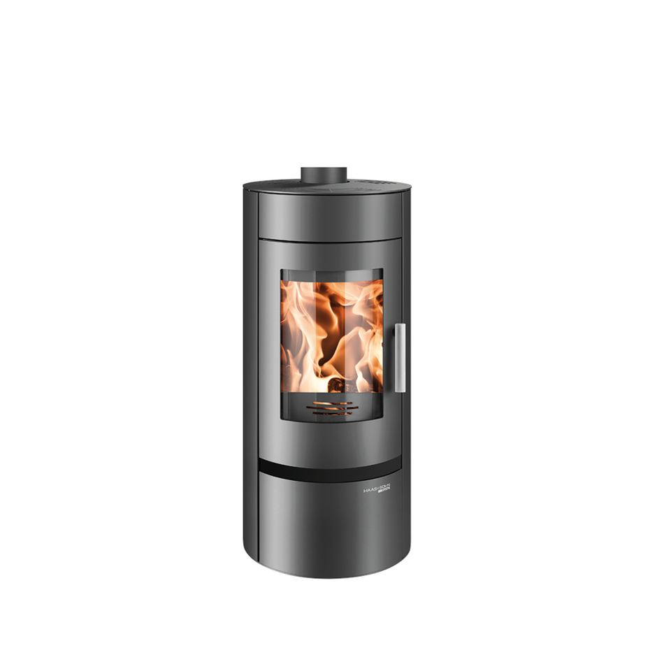 Haas+Sohn | Kaminofen UPPSALA III EASY 209.15, anthrazit/schwarz | 6 kW