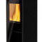Kaminofen Coral 1 Luftheizer 6 kW Edilkamin Warmluftofen Stahl schwarz