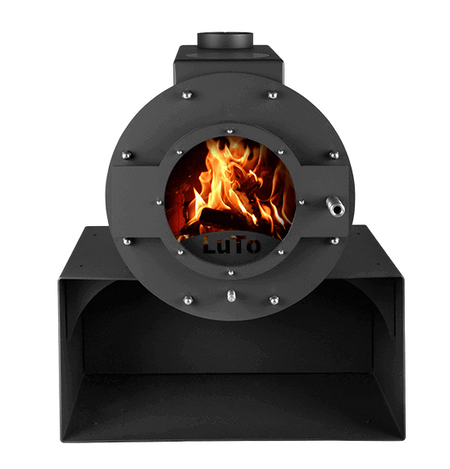 KANUK | Kaminofen Kanuk® - LUTO XV | schwarz | 15 kW