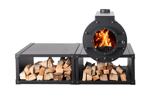 KANUK | Kaminofen Kanuk® - LUTO XV | schwarz | 15 kW- ambientebild