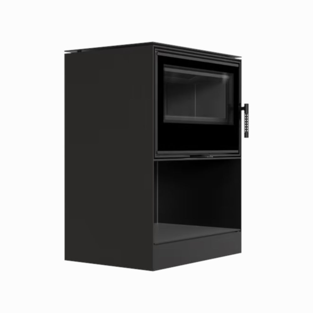 Kratki Kaminofen KARI mit Holzfach | klimaworld.com