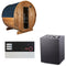 Sentiotec Sauna Komplettset Kaski 180 Panorama | Home FIN | 4 Pers.