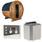Sentiotec Sauna Komplettset Kaski 180 Panorama | Viking Combi | 4 Pers.