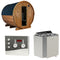 Sentiotec Sauna Komplettset Kaski 220 Panorama | Viking Combi  | 6 Pers.