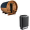 Sentiotec Sauna Komplettset Kaski 240 View | Saunaofen 100 | 6 Pers.
