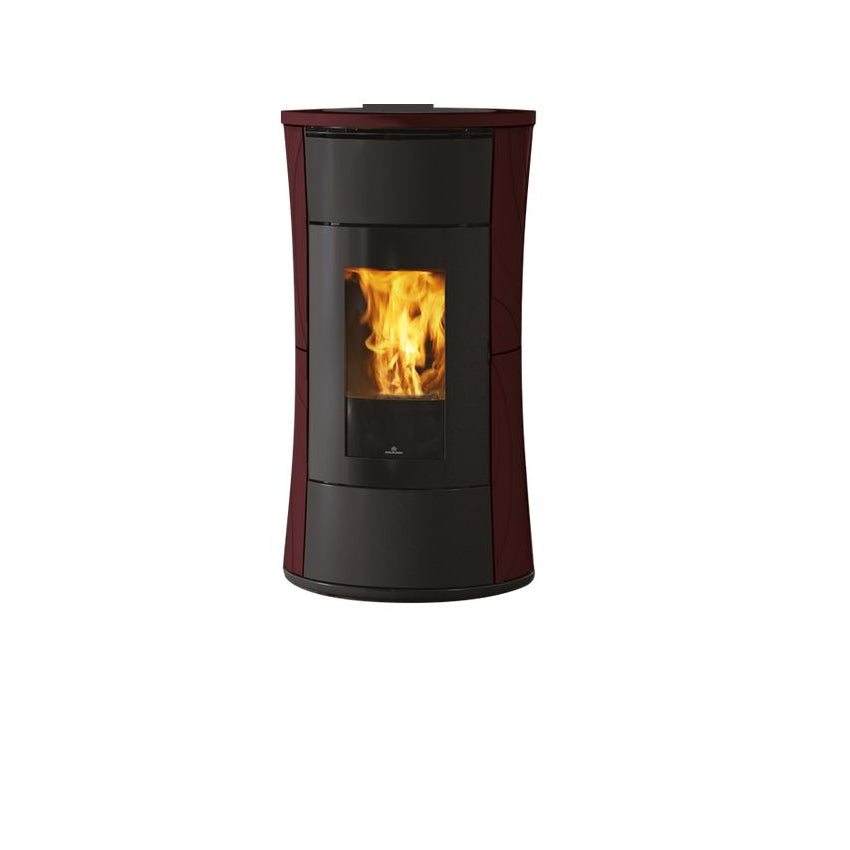 Edilkamin Pelletofen Cherie 11 Evo Keramik Bordeaux