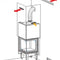 KIT 6 BIS für die Warmluftverteilung (Aluminium eloxiert)