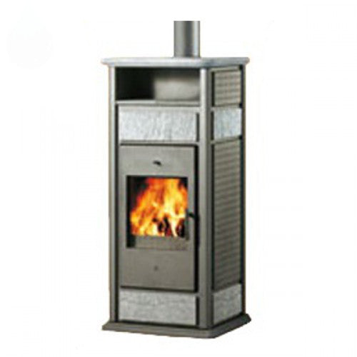Kaminofen wasserführend Klima CS 15kW Edilkamin Warmhalteplatte