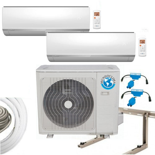 Klimaanlage Komplettset Mundoclima Wandgeräte 2x2,6kW
