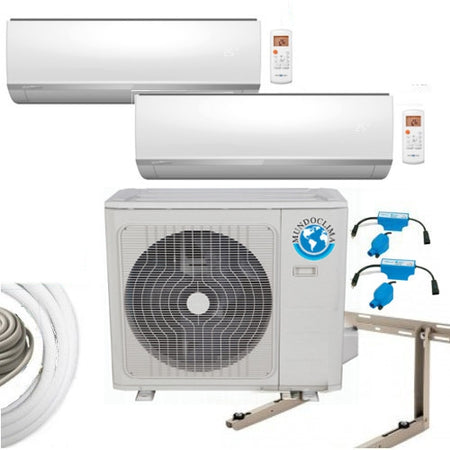 Klimaanlage Komplettset Mundoclima Wandgeräte 2x2,6kW